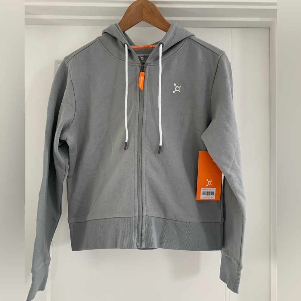 Orange Theory Fitness Move Zip Hoodie, Small, Gray, NWT
